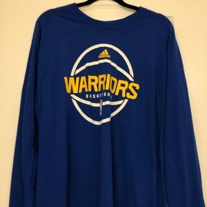 Adidas NBA Warriors Long Sleeve